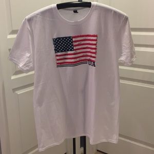 Home of the Brave White T-Shirt/New
